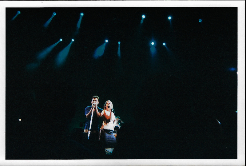 Ed and Corin singing Fortunate Son, Mansfield '03